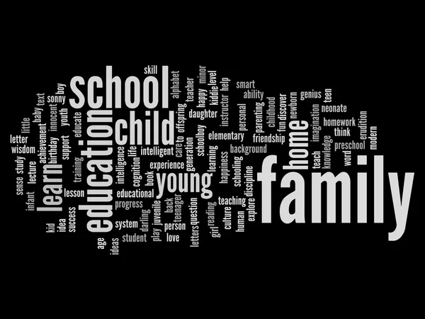 Education abstract word cloud — Stock Photo, Image