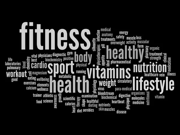 Health word cloud — Stock Photo, Image