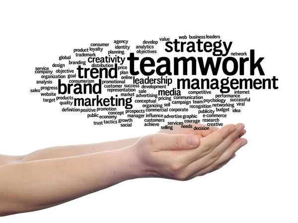 Marketing word cloud — Stock Photo, Image