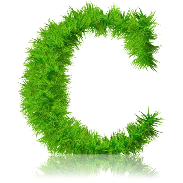 Conceptual set  of green grass — Stock Photo, Image