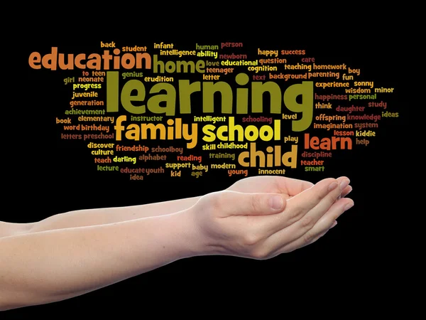 Educación Word Cloud — Foto de Stock