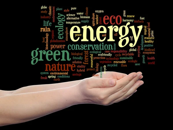 Conservation word cloud — Stock Photo, Image