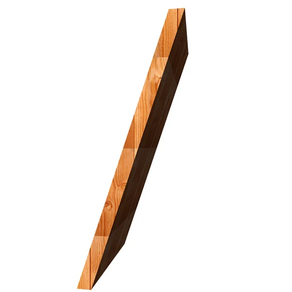 Konzeptionelles Holzsymbol — Stockfoto