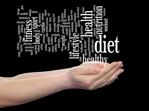 Diet word cloud — Stock Photo, Image