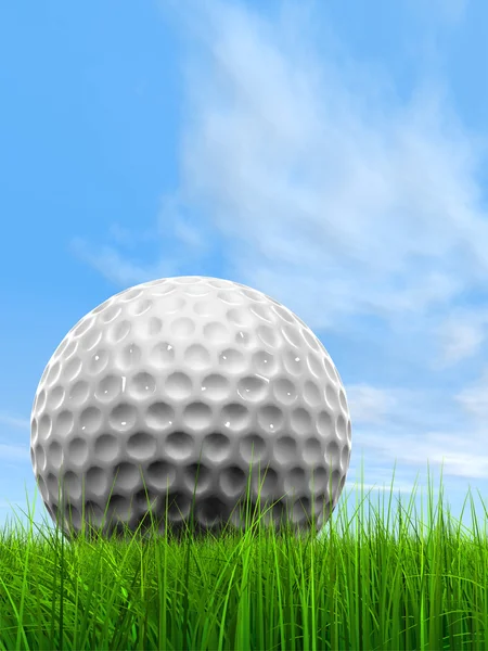 高尔夫球在地平线上 — 图库照片