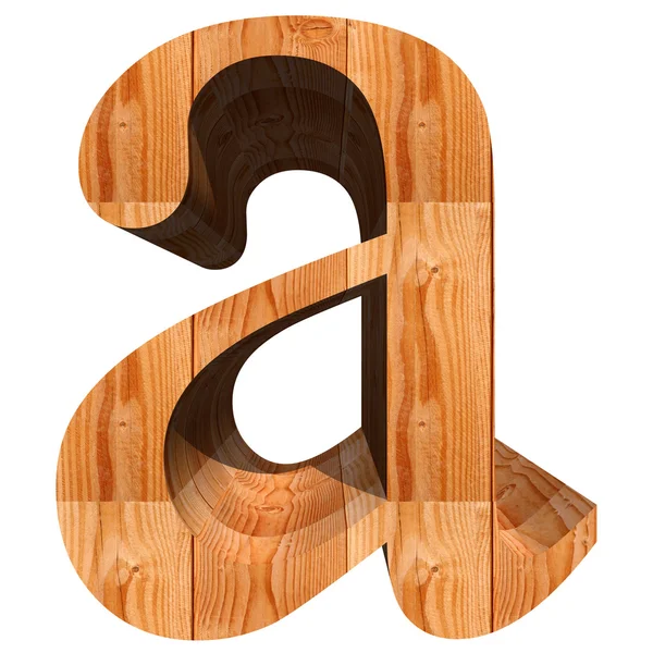 Conceptual wood font — Stock Photo, Image