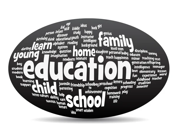 Education abstract word cloud — Stock Photo, Image