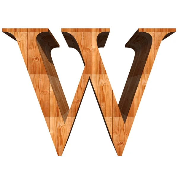 概念的木材字体 — 图库照片