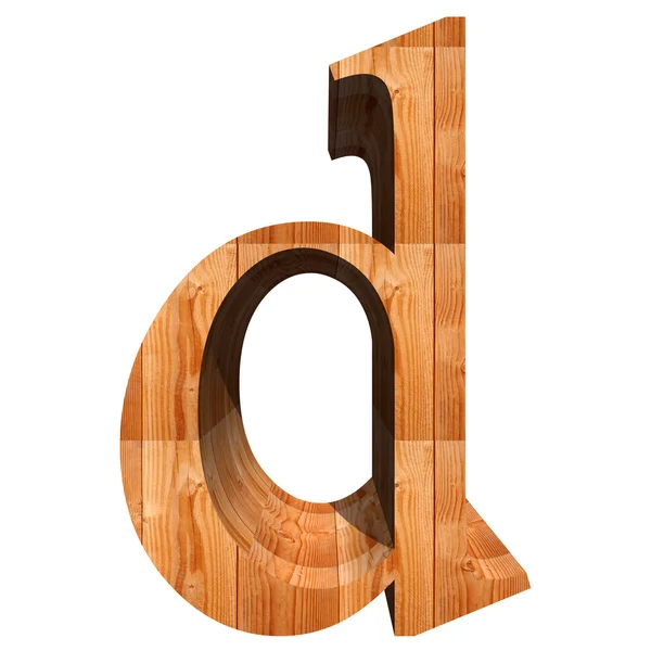 Conceptual wood font — Stock Photo, Image