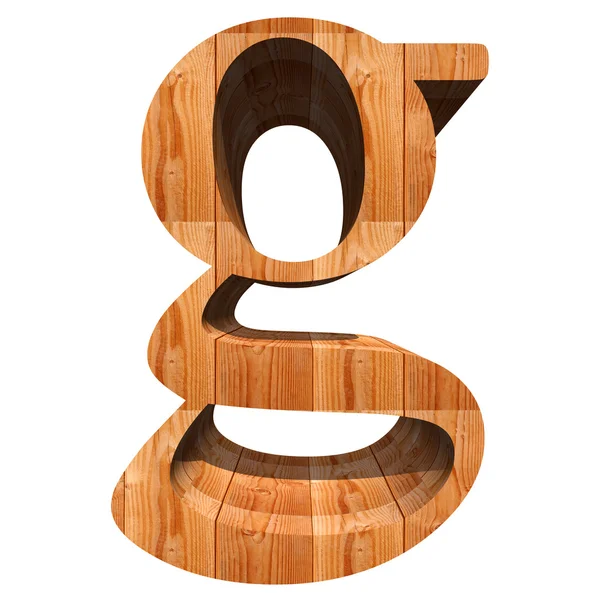 Conceptual wood font — Stock Photo, Image