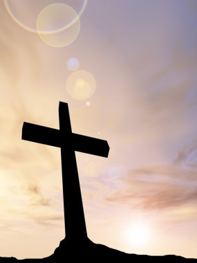 kavramsal siyah çapraz