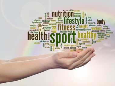 Sağlık kelime bulutu