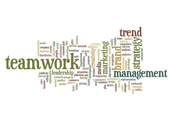 Marketing word cloud — Stock Photo, Image