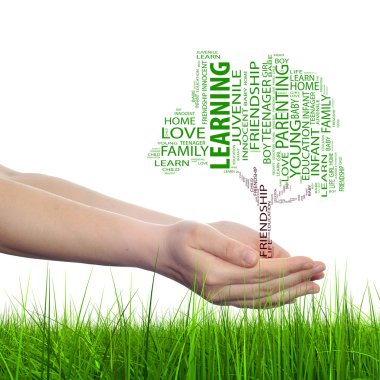 Eğitim metin kelime bulutu