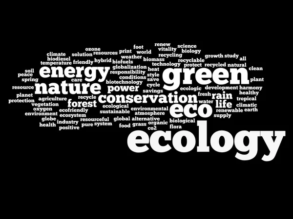 Ecology  word cloud — Stock Photo, Image