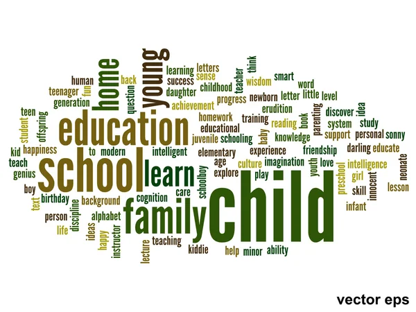 Education word cloud — Stock Vector