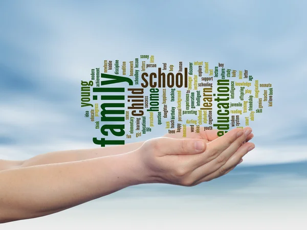 Education abstract word cloud — Stock Photo, Image