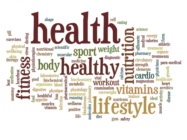 Health word cloud — Stock Photo, Image