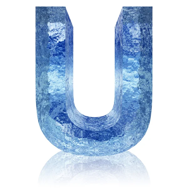 Ice font set — Stock Photo, Image