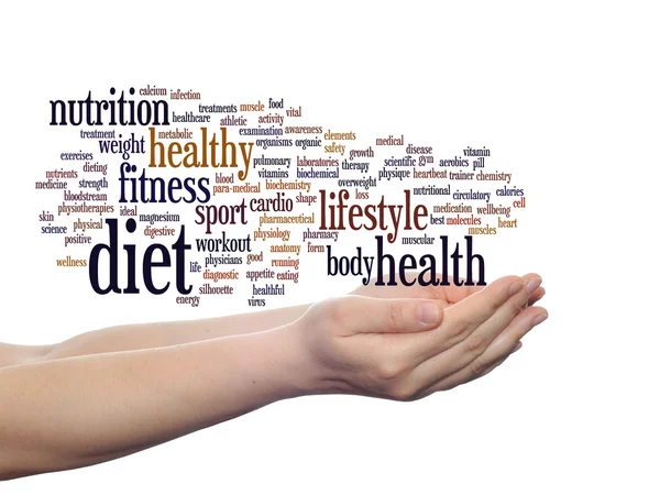 Diet word cloud — Stock Photo, Image