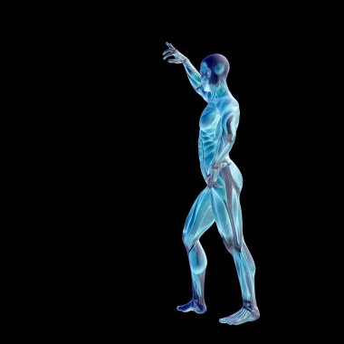 insan spor tasarımlar için kaslı.