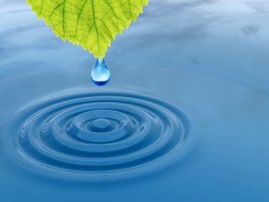 damla yaprak düşüyor