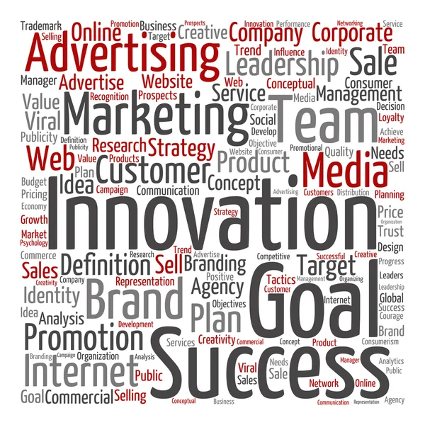 Business text word cloud — Stock Photo, Image