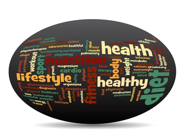 Health word cloud — Stock Photo, Image