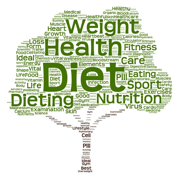 Health  text word cloud — Stock Photo, Image