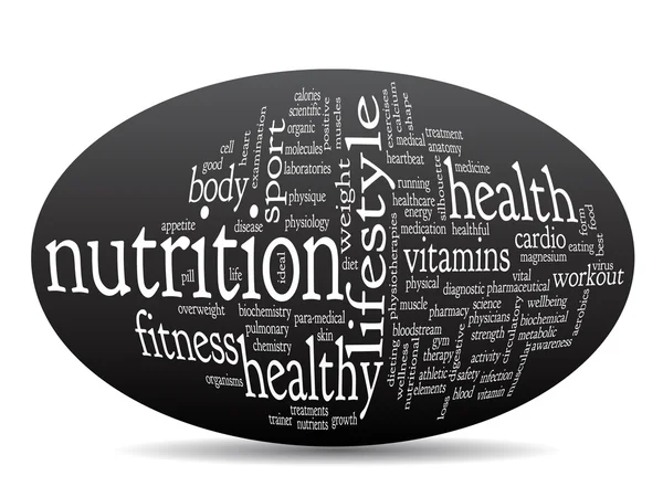 Abstract health word cloud — Stock Photo, Image