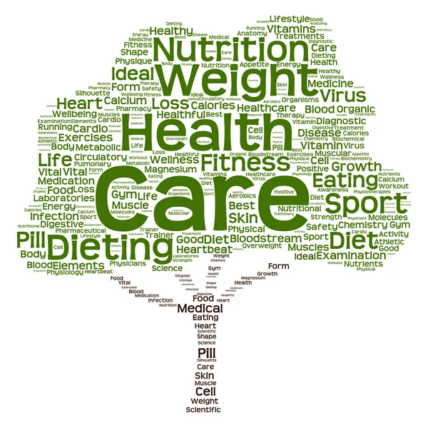 Health  text word cloud — Stock Photo, Image