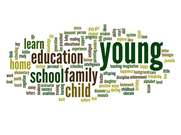 Education abstract word cloud — Stock Photo, Image