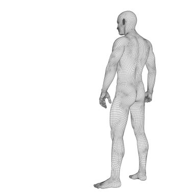 Erkek siyah tel kafes yaptı