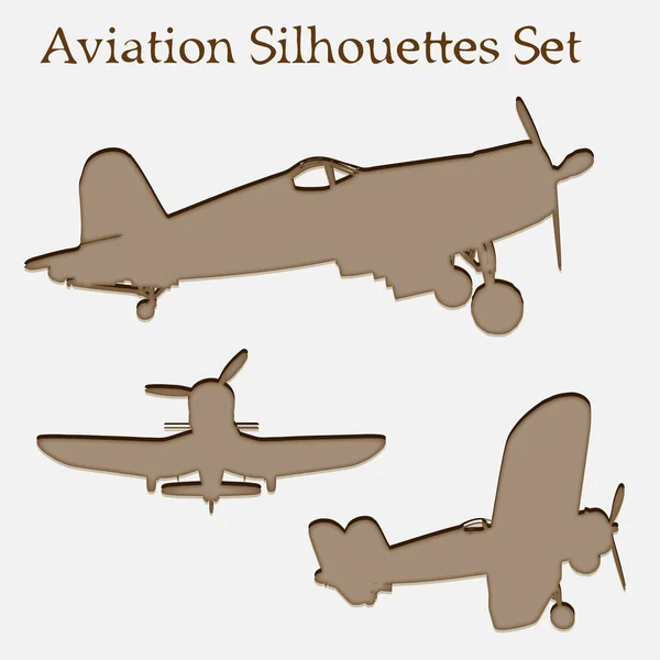 A set of brown planes — Stock Photo, Image