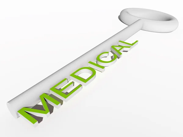 Medical3D key — Stock Photo, Image