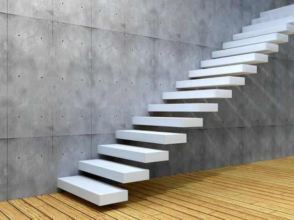 Steps near a wall — Stock Photo, Image