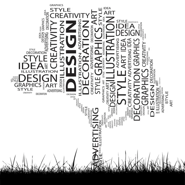 Kunst boom word cloud — Stockfoto