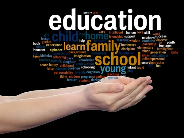 Educação Word Cloud — Fotografia de Stock