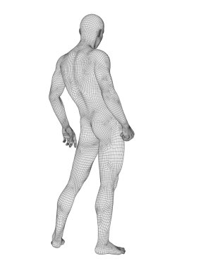 erkek anatomisi tel kafes yaptı