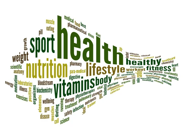 Health word cloud — Stock Photo, Image