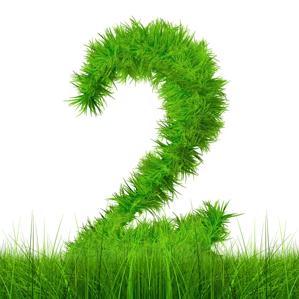 Green grass font — Stock Photo, Image