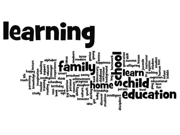 Educación Word Cloud —  Fotos de Stock