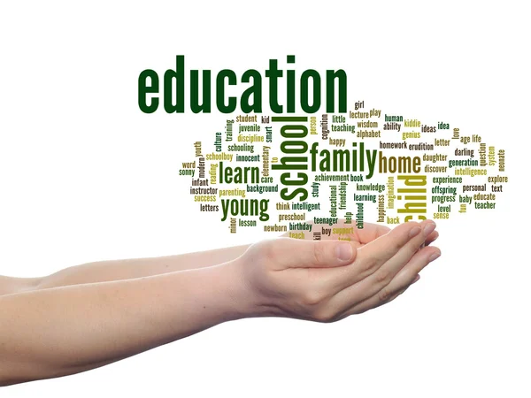 Educación Word Cloud — Foto de Stock