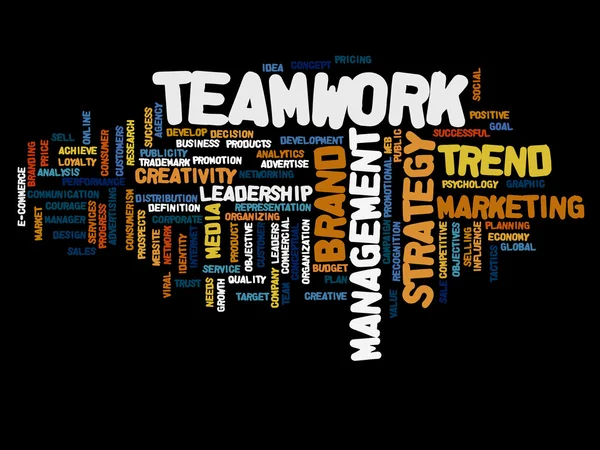Teamwork  word cloud — Stock Photo, Image