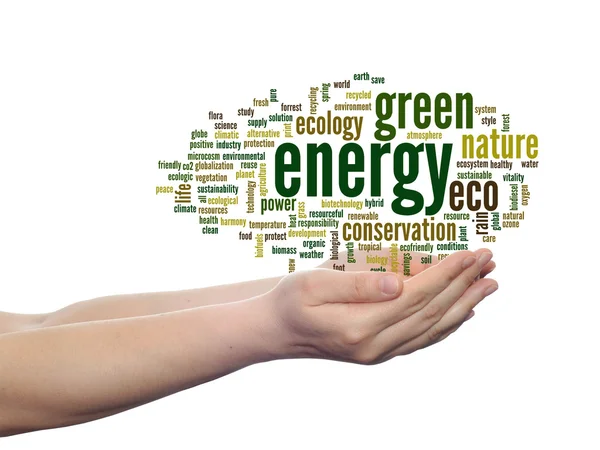 Conservation word cloud — Stock Photo, Image