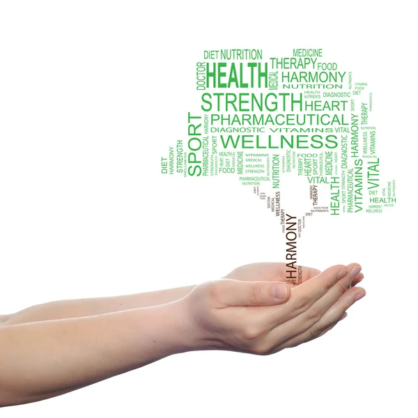 Health  text word cloud — Stock Photo, Image