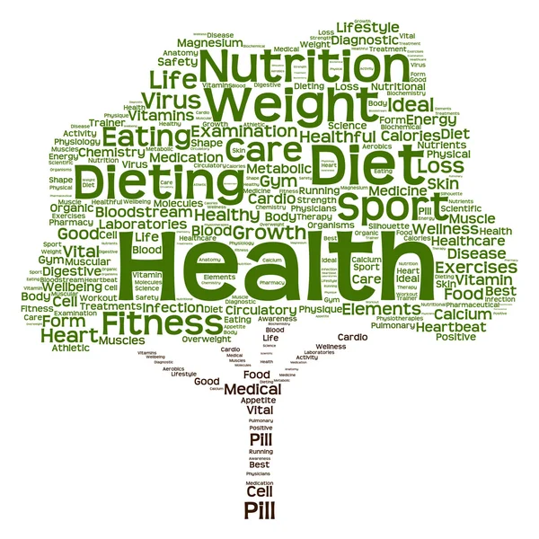 Diet  text word cloud — Stock Photo, Image