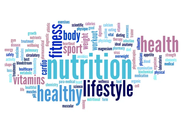 Health word cloud — Stock Photo, Image