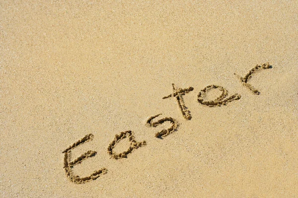 Handwritten Easter text — Stock Photo, Image