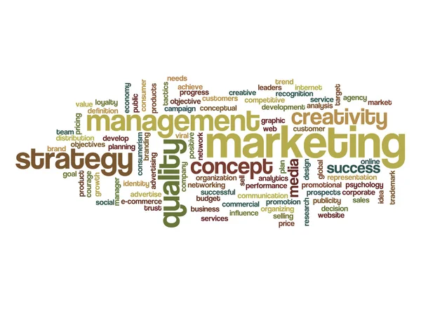 Succes word cloud — Stockfoto